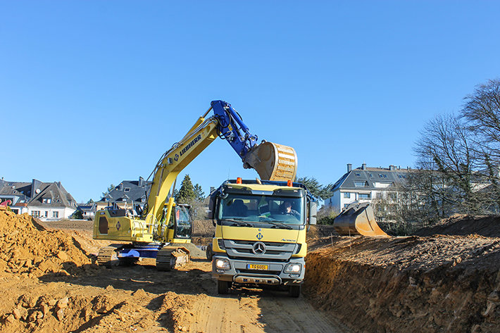 Lussemburgo: due nuovi escavatori cingolati Liebherr per Félix Giorgetti Sàrl